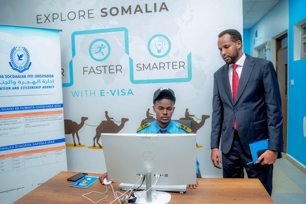 Soomaaliya oo Bilaabaysa Nidaamka Dal-ku-galka Dijitaalka ah (E-VISA) laga bilaabo Sebteembar 2025