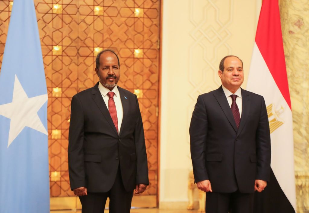 Al-Sisi iyo Xasan Sheekh oo xoojiyay iskaashiga Masar iyo Soomaaliya