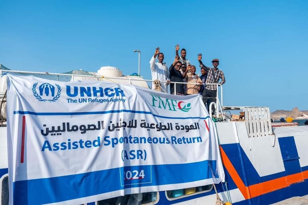 Qaxooti Soomaali ah oo laga soo celiyay Yemen