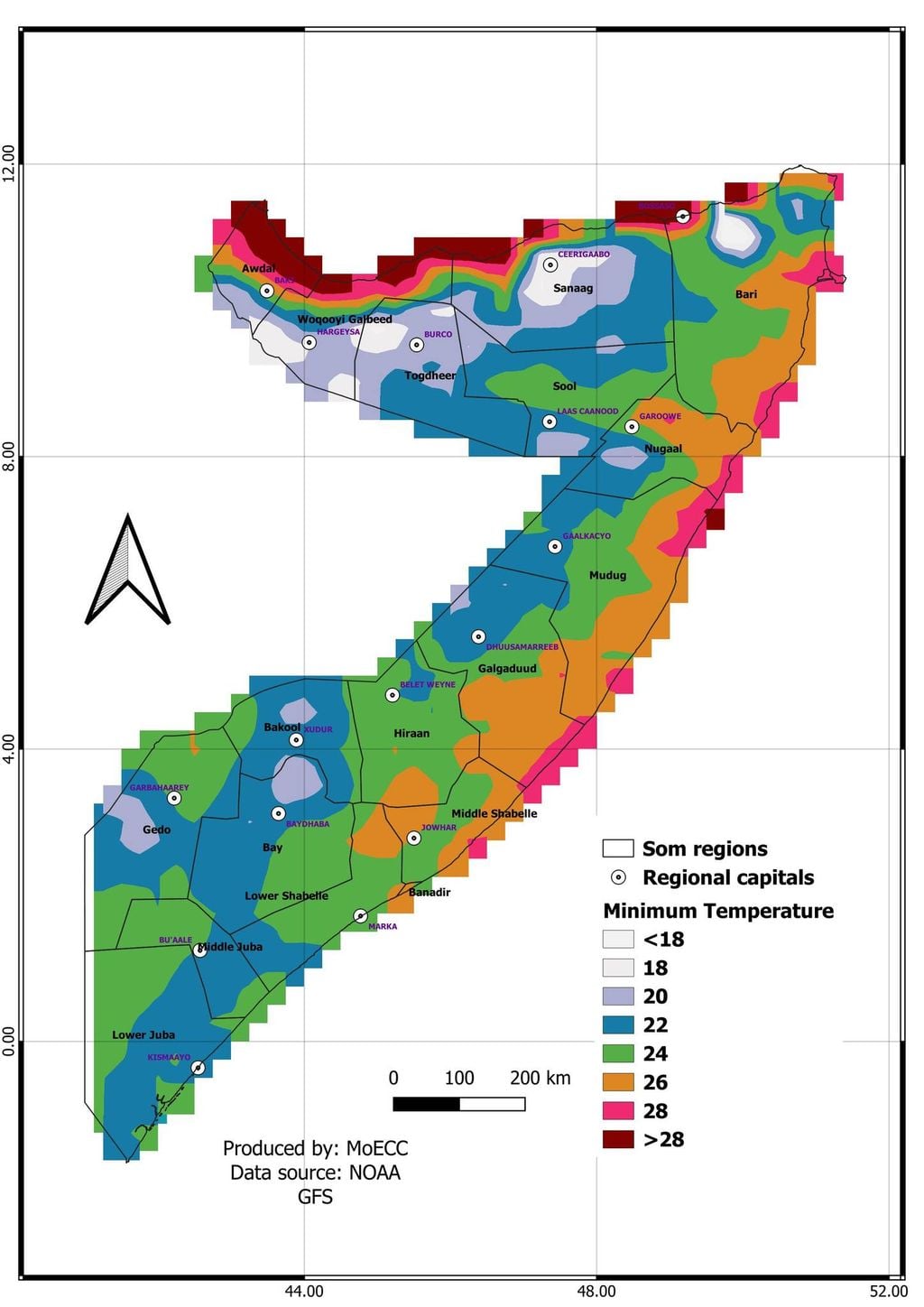 Warbixinta Wasaaradda Deegaanka ee arrimaha roobka