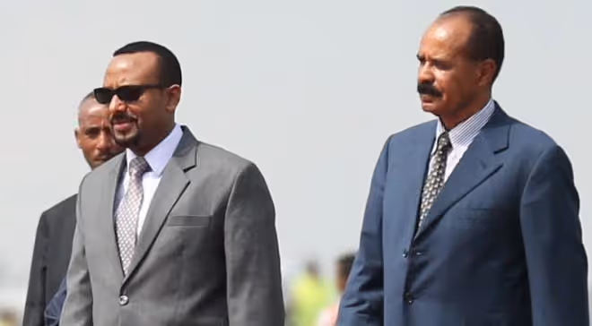 Eritrea oo Itoobiya ku eedeysay inay Marin-badeed ku raadineyso hanjabaad Milatari