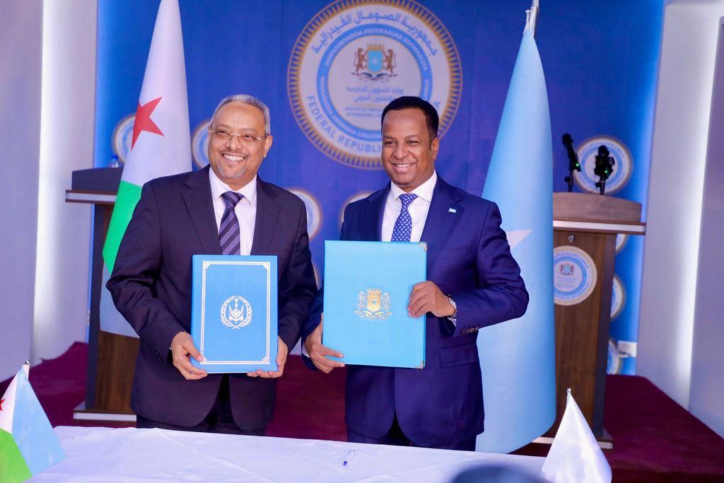 Soomaaliya iyo Jabuuti oo kala saxiixday heshiis wadatashi