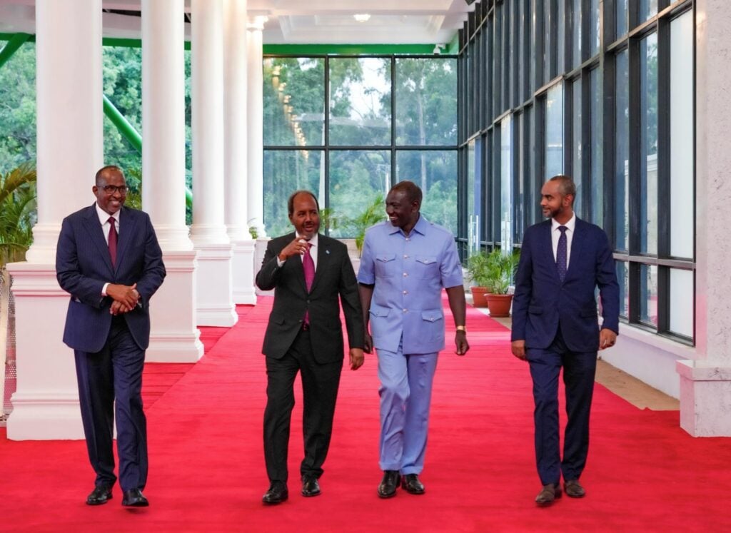 M/W Xasan oo Nairobi kula kulmay hoggaamiyaasha Kenya iyo Jabuuti