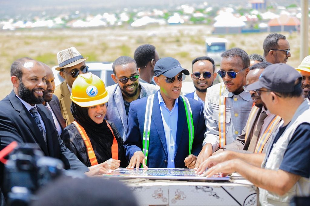 Dhismaha Mashruuca Biyo-gelinta Awbare oo Si Rasmi ah Loo Dhagax-dhigay