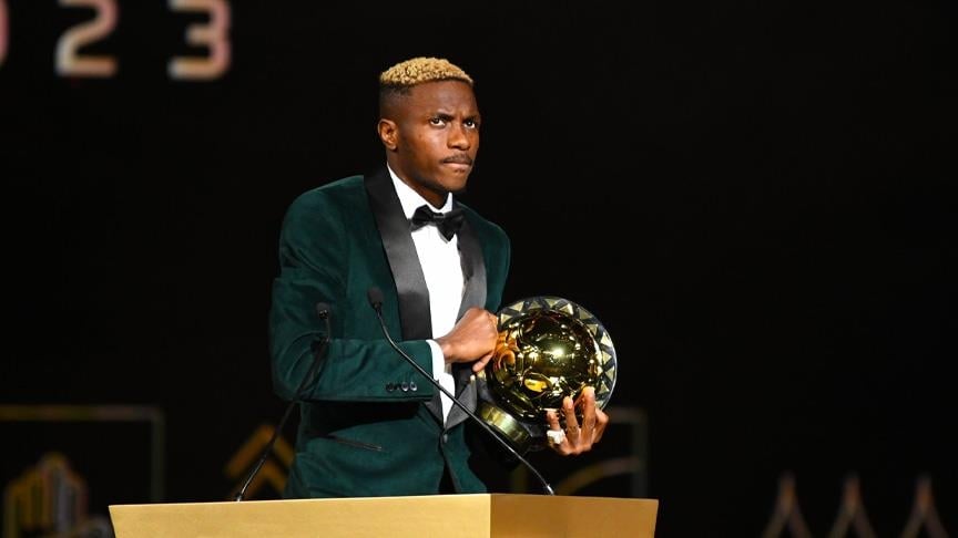 Victor Osimhen oo noqday ciyaariyahanka ugu fiican Afrika 2023