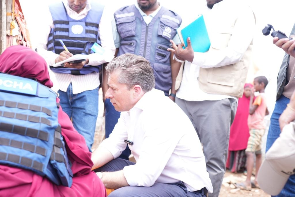 Madaxa gargaarka QM oo booqday barakacayaasha Baydhabo