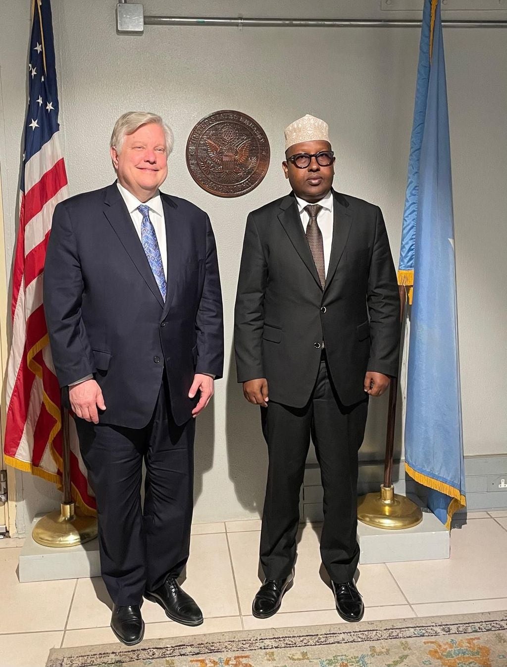 Soomaaliya iyo Mareykanka oo Xoojinaya Iskaashiga Amniga.