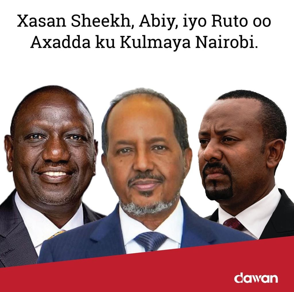 Hoggaamiyeyaasha Soomaaliya, Kenya iyo Itoobiya oo Axadda ku ballansan Nairobi