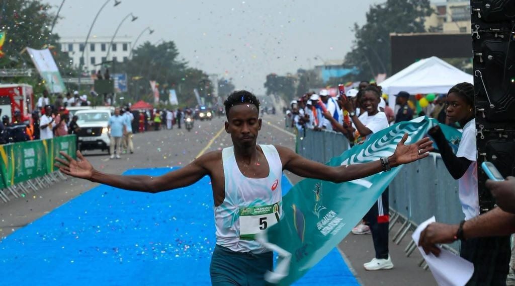 Waa kuma orodyahanka Jabuuti ee ku guuleystay Nus-Maratoonka Brazzaville?