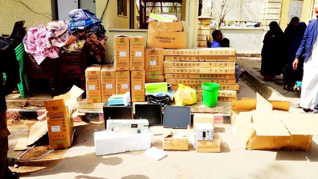 Dadka baahiyaha gaarka qaba ee Jigjiga oo loo qeybiyay qalab ay ku shaqaystaan