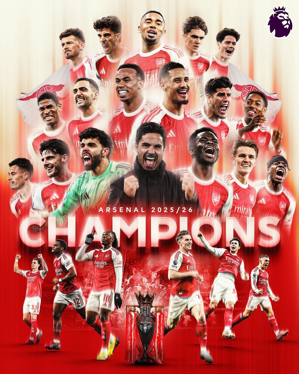Arsenal oo 22 sano kadib ku guuleysatay horyaalka Premier League