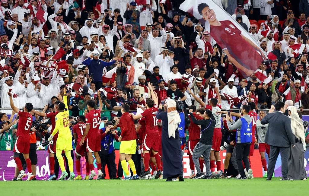 Qatar ayaa garaacday Iran, waxayna  finalka koobka Asia is arki doonaan Jordan