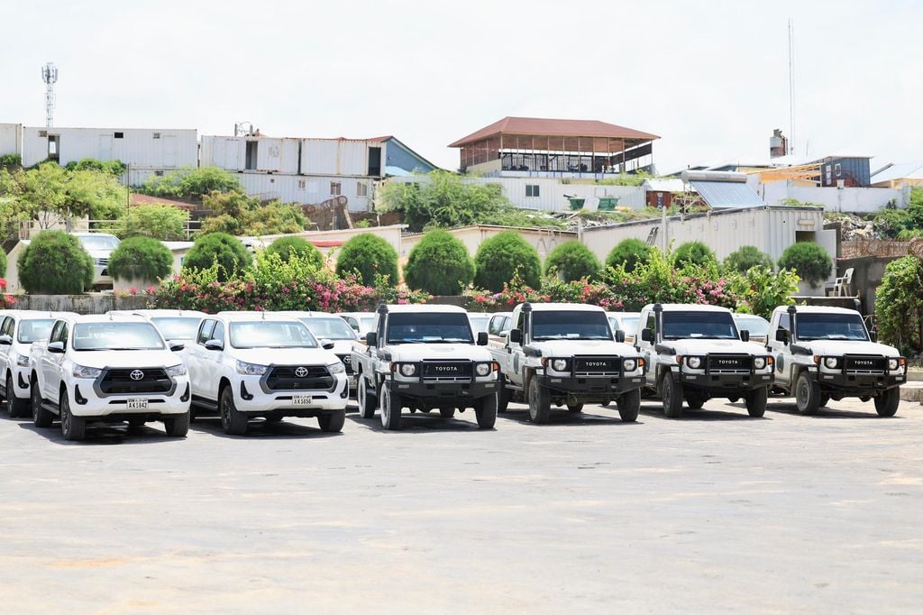 Maraykanka oo gaadiid dagaal ugu deeqday Boliiska Soomaaliya