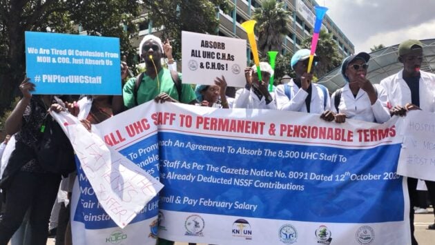 Howl wadeenada caafimaadka Kenya oo sheegay inay sameynayaan shaqo joojin