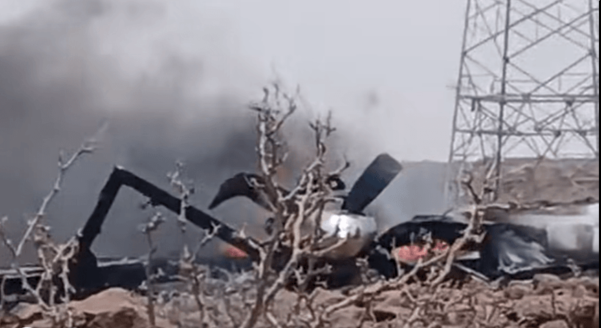 Diyaarad militari oo Mareykan ah oo ku burburtay agagaarka Garoonka Chabelley ee Jabuuti