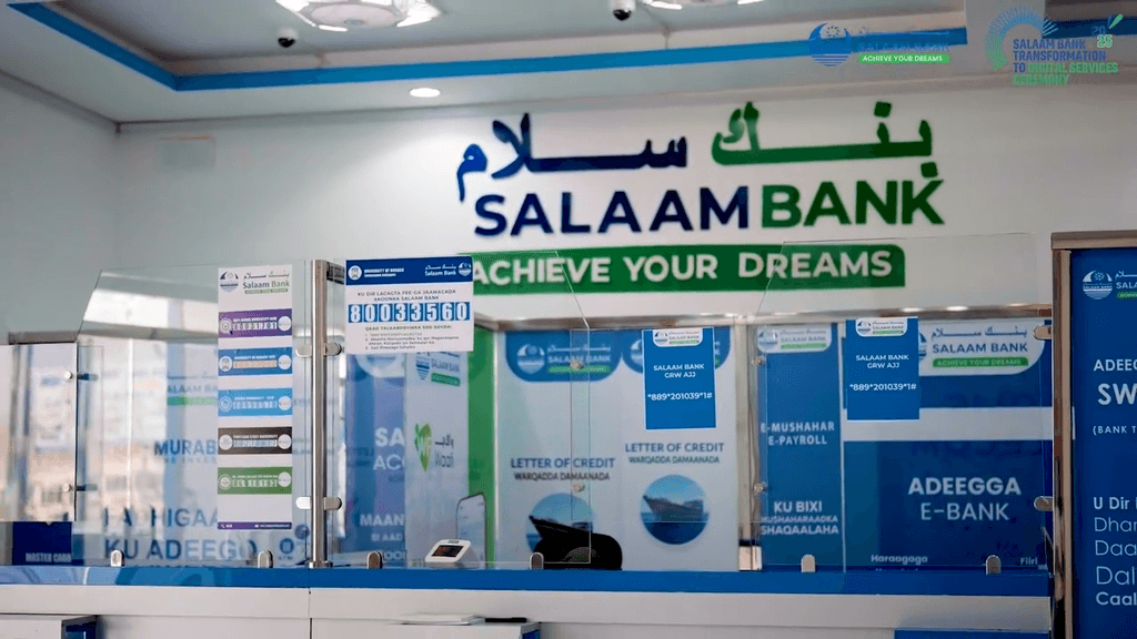 Salaam Bank oo soo bandhigay adeegyo cusub oo dijital ah
