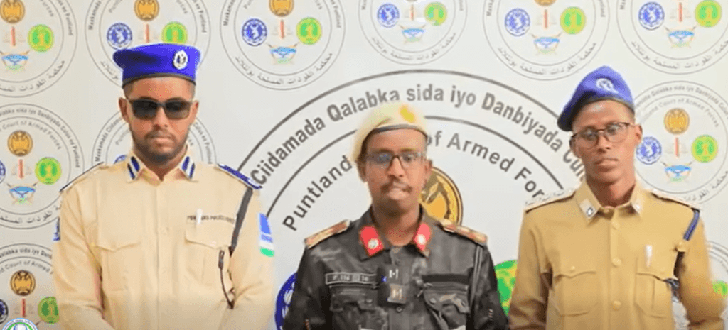 Maxkamadda Ciidamada Puntland oo dil toogasho ah ku xukuntay eedeysane Cabdiqasim Cabdiraxmaan