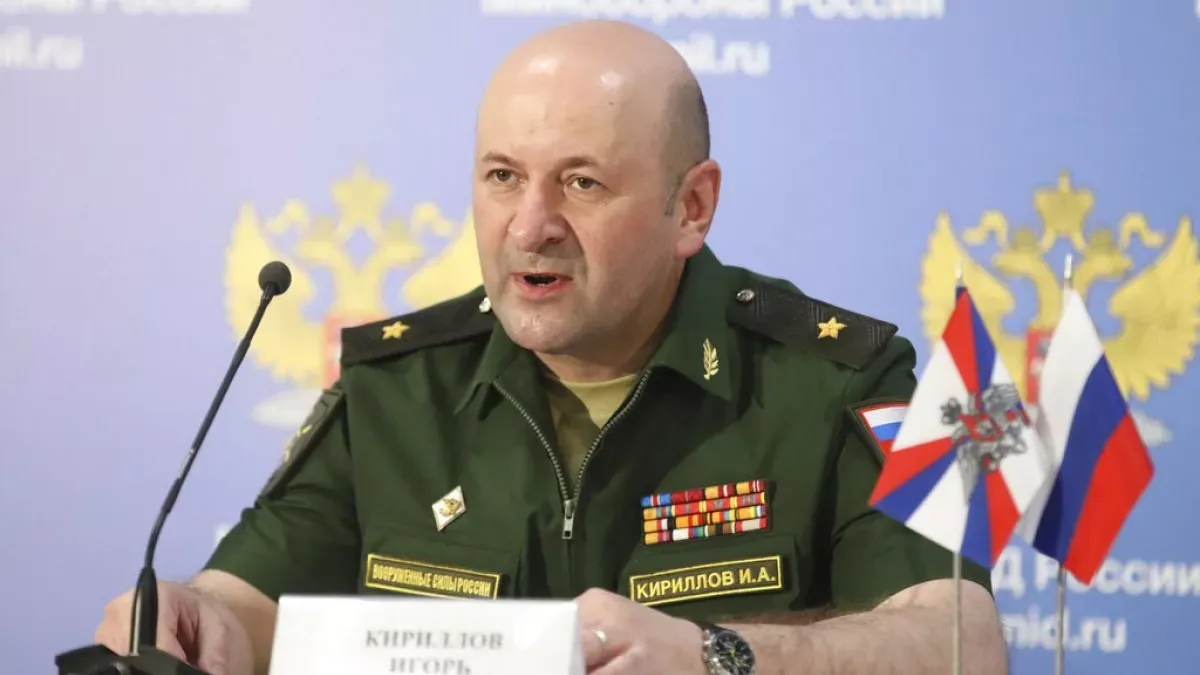 Qarax Ka Dhacay Moscow oo Sababay Geerida Taliyihii Difaaca Nukliyeerka iyo Kiimikada ee Ruushka, Jen. Igor Kirillov.