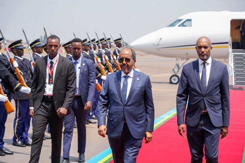 M/W Xasan oo ka qaybgalaya caleema saarka Paul Kagame