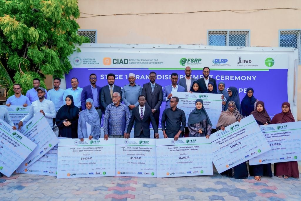 Soomaaliya oo $50,000 ku maalgelineysa wax-soo-saarka beeraha iyo hal-abuurka