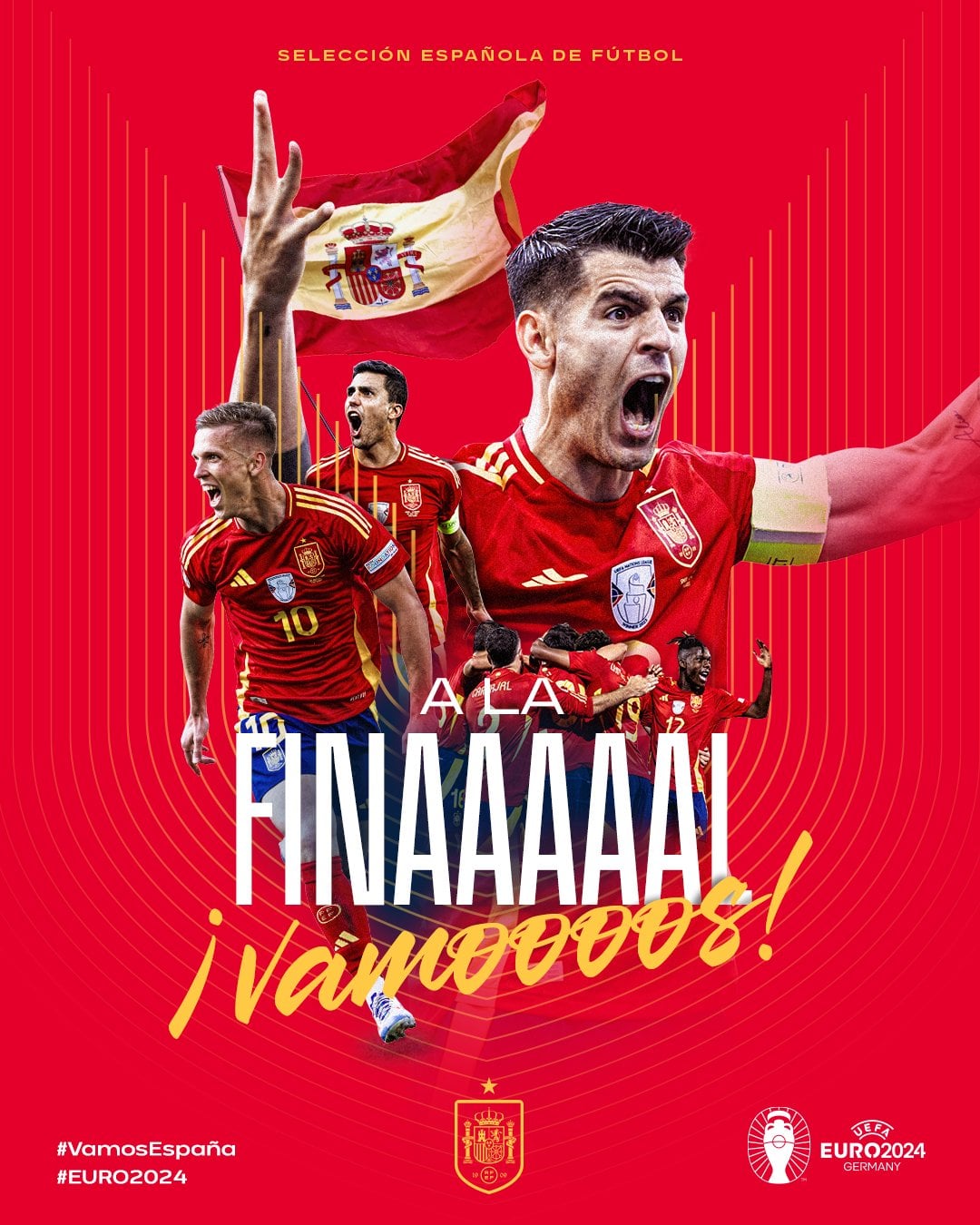 Spain oo iska xaadirisay finalka koobka Euro