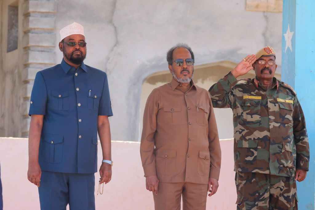 Madaxweyne  Xasan  Sheekh  oo gaaray  Kismaayo