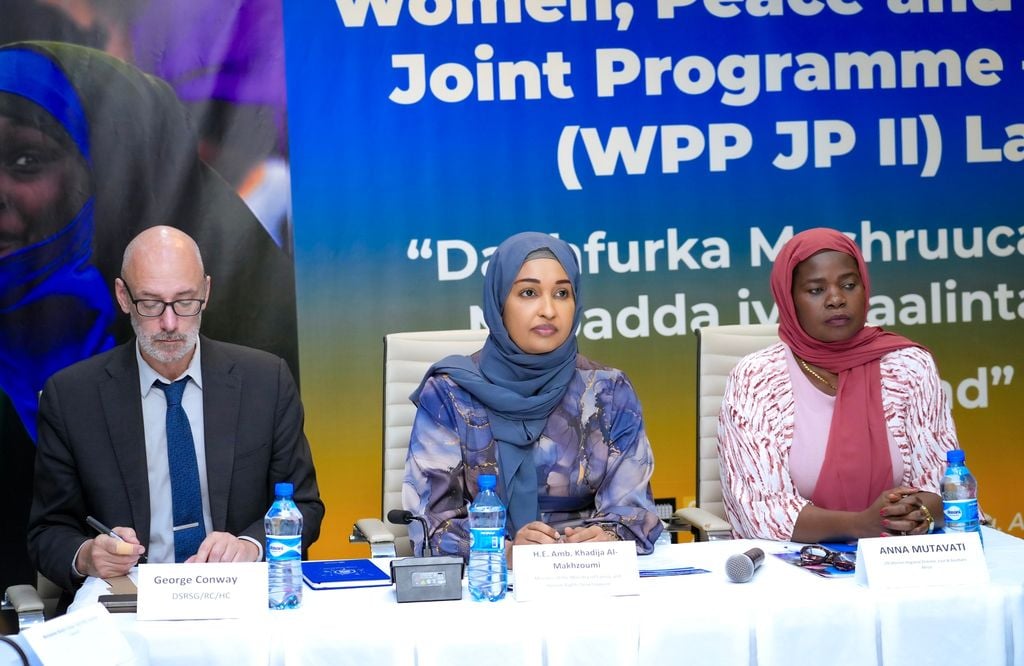 Soomaaliya oo bilowday mashruuc lagu xoojinayo ka qaybgalka haweenka ee nabad-dhisidda