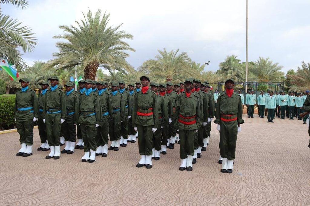Tababar ayaa Jabuuti loogu soo xiray dufcad Ciidanka Booliska Soomaaliya ah.