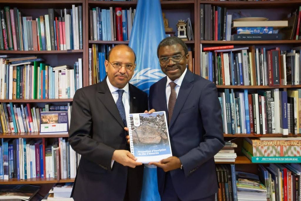 Jabuuti oo UNESCO u gudbisay Goobta Farshaxanka Dhagaxa Abourma