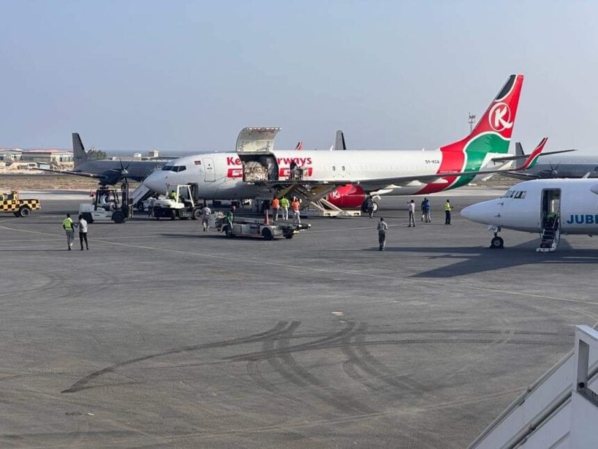 Kenya Airways oo bilaawday duulimaadyadeeda xamuul ee   Soomaaliya