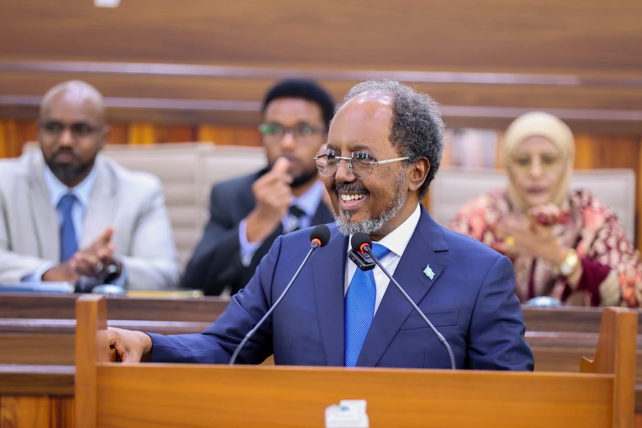 Madaxweyne Xasan Sheekh: Soomaaliya waxay adeegsan doontaa “xoog iyo xeelad” si ay uga hortagto Israa'iil