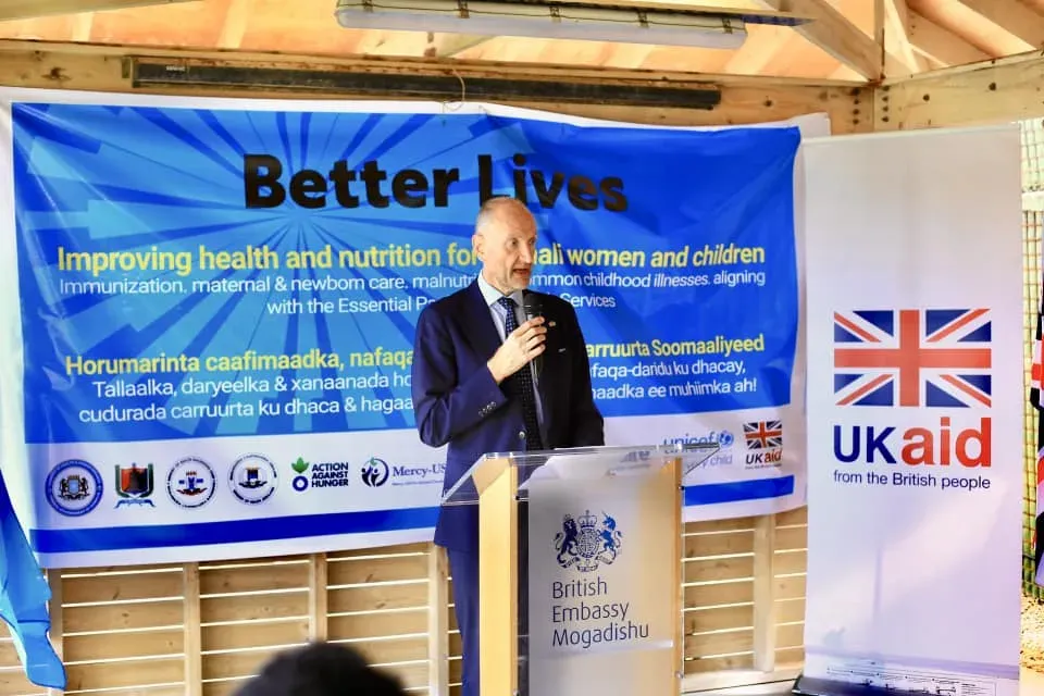 UK oo £38m ku taageereysa daryeelka  haweenka iyo carruurta Soomaaliyeed