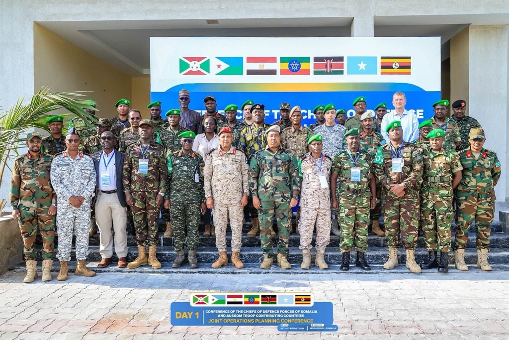 Shirka Khubarada Milateriga ee Dalalka Taageera AUSSOM oo Muqdisho ka Furmay