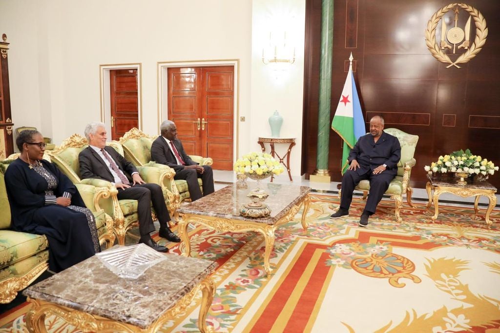 Geelle oo la kulmay Faki xilli ay Jabuuti dooneyso hoggaanka Midowga Afrika