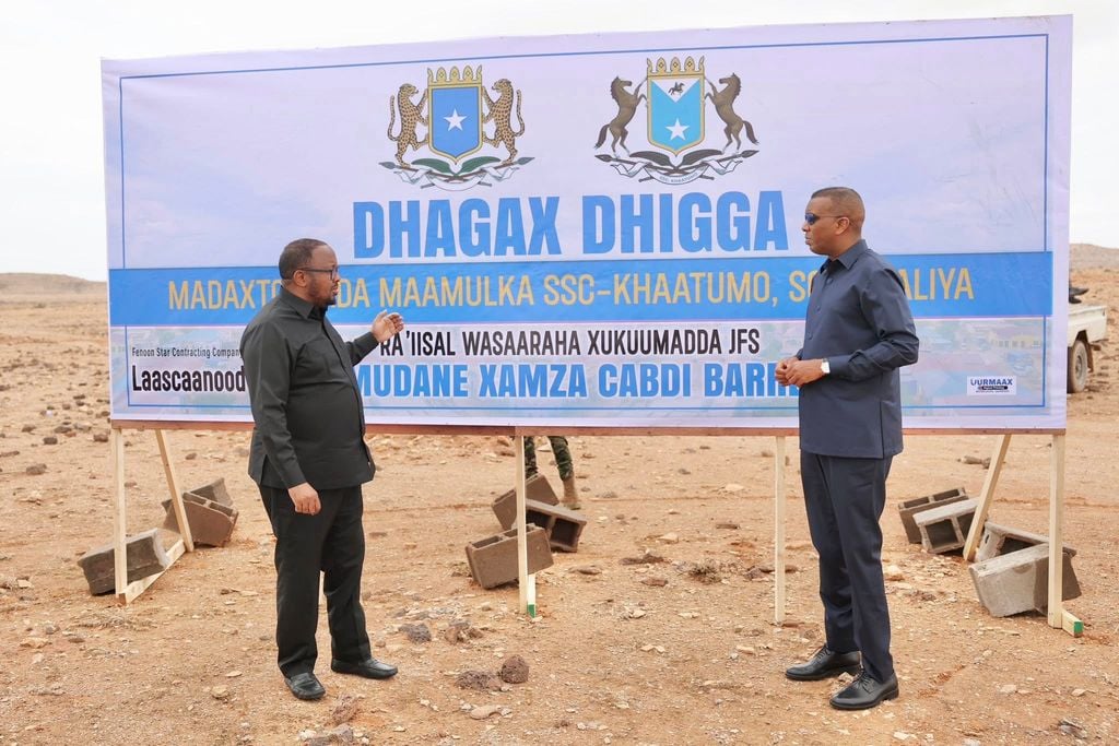 Ra’iisul Wasaaraha Soomaaliya oo dhagax dhigay Madaxtooyada SSC-Khaatumo